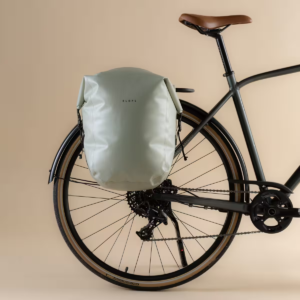 Alforja bicicleta 25L impermeable Elops 900 verde